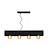 Lampe à suspension Tuur 4xE27 noire