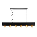 Tuur hanging lamp 6xE27 black