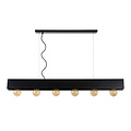 Tuur hanging lamp 6xE27 black