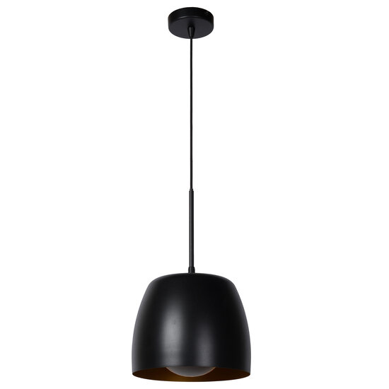 Lampe à suspension Alain diamètre 24 cm 1xE27 noire