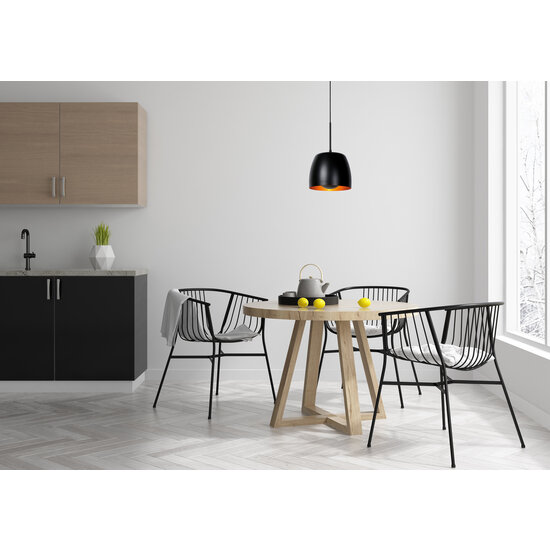 Alain hanging lamp diameter 24 cm 1xE27 black