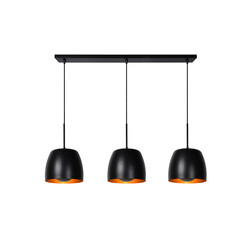 Alain black hanging lamp 3xE27