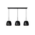 Alain black hanging lamp 3xE27