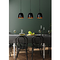Alain black hanging lamp 3xE27
