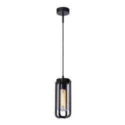 Gerard lámpara colgante iluminación exterior diámetro 15,1 cm 1xE27 IP44 negro