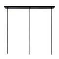 Lampe à suspension Alain noire 3xE27