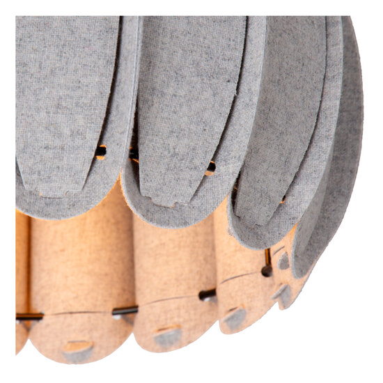 Annabel plafón gris diámetro 30 cm 1xE27