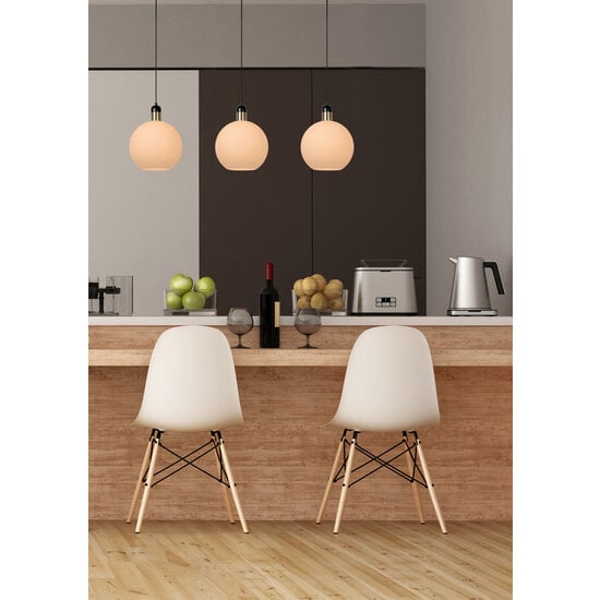 Alana 3x E27 hanging lamp opal