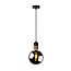 Alana kleine gerookte hanglamp diameter 20 cm 1xE27