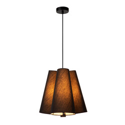 Lampe à suspension Groll diamètre 34,3 cm 3xE27 noire