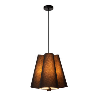 Groll hanglamp diameter 34,3 cm 3xE27 zwart