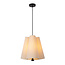 Lampe à suspension Groll beige diamètre 34,3 cm 3xE27