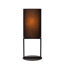 Marnick lámpara de mesa diámetro 20 cm 1xE27 negro