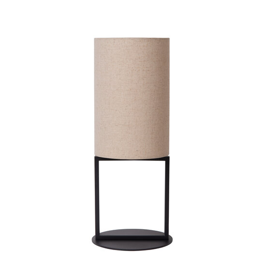 Lámpara de mesa Marnick beige diámetro 20 cm 1xE27