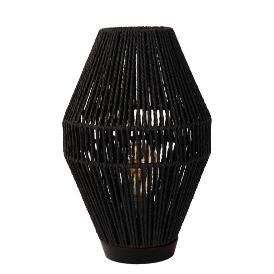 Albert schwarze Tischlampe 1xE27