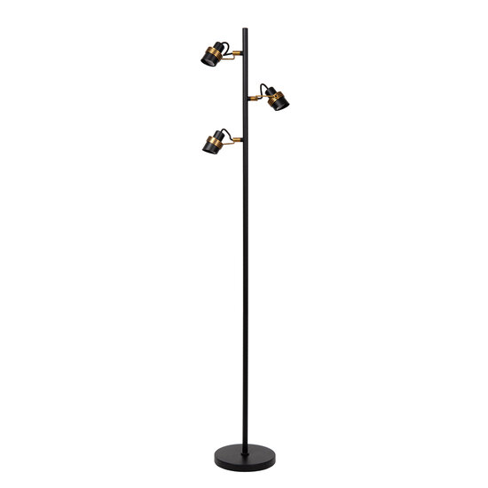 Alberto floor lamp 3xGU10 black