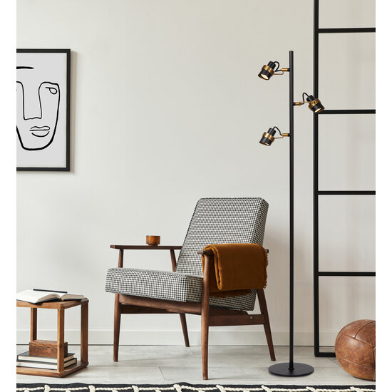 Alberto floor lamp 3xGU10 black