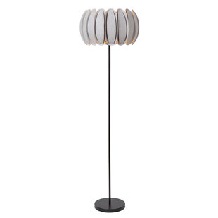 Annabella grijze vloerlamp diameter 40 cm 1xE27