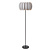 Annabella gray floor lamp diameter 40 cm 1xE27