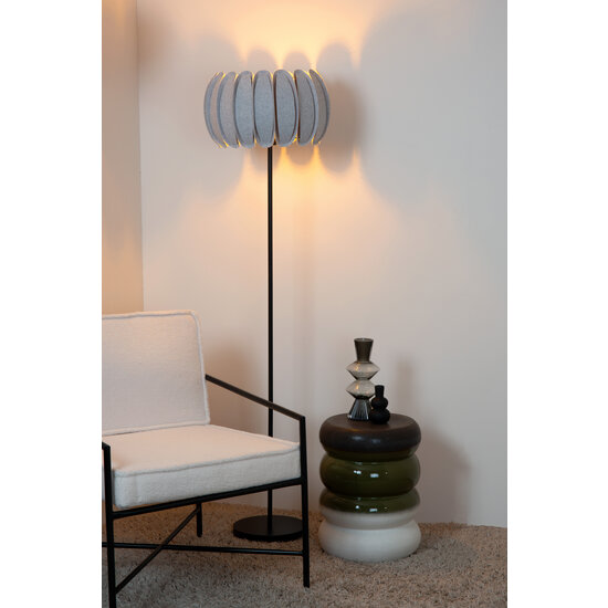 Annabella graue Stehleuchte Durchmesser 40 cm 1xE27