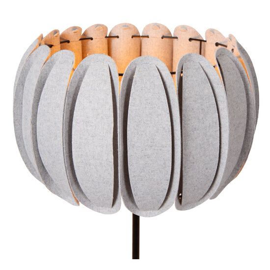 Lámpara de pie Annabella gris diámetro 40 cm 1xE27