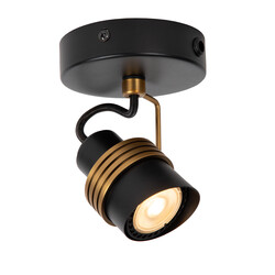 Alberto black ceiling spotlight 1xGU10