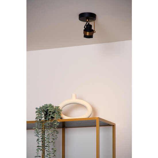 Spot de plafond noir Alberto 1xGU10