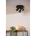 Alberto large ceiling spotlight diameter 21 cm 3xGU10 black