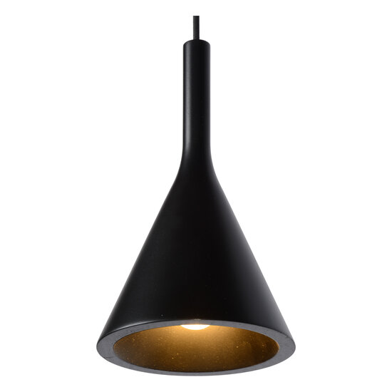 Lampe à suspension en plâtre 4xE27 noire