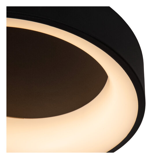 Myra Deckenleuchte Durchmesser 38 cm LED dimmbar 1x22W 2700K schwarz