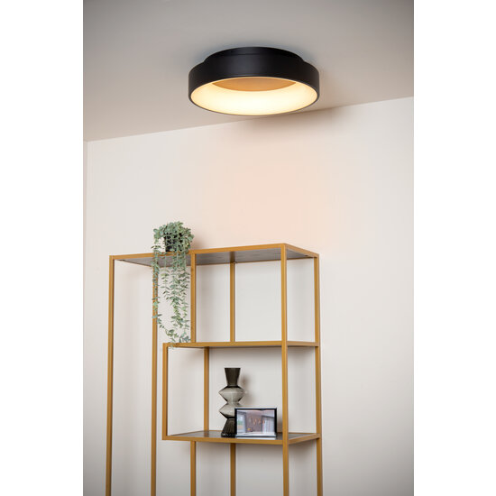 Myra 33W black ceiling lamp diameter 45 cm LED dimmable 2700K