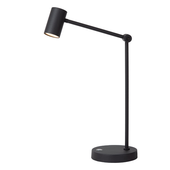 Pitki black rechargeable table lamp battery/battery LED dimmable 1x3W 2700K 3 StepDim