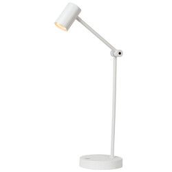 Pitki Lámpara de mesa recargable blanca pila/batería LED regulable 1x3W 2700K 3 StepDim