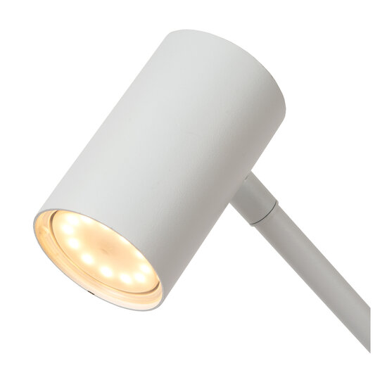 Pitki lampe de table rechargeable blanche batterie/batterie LED dimmable 1x3W 2700K 3 StepDim
