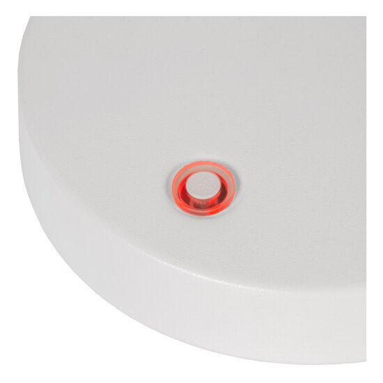 Pitki Lámpara de mesa recargable blanca pila/batería LED regulable 1x3W 2700K 3 StepDim