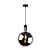 Alana medium smoked hanging lamp diameter 28 cm 1xE27