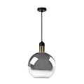 Alana medium smoked hanging lamp diameter 28 cm 1xE27