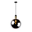 Alana gerookte hanglamp diameter 40 cm 1xE27