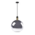 Alana geräucherte Hängelampe Durchmesser 40 cm 1xE27