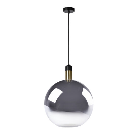 Alana geräucherte Hängelampe Durchmesser 40 cm 1xE27