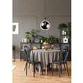 Lampe à suspension fumée Alana diamètre 40 cm 1xE27