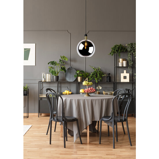 Alana geräucherte Hängelampe Durchmesser 40 cm 1xE27