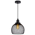 Messi medium hanglamp diameter 22 cm 1xE27 zwart