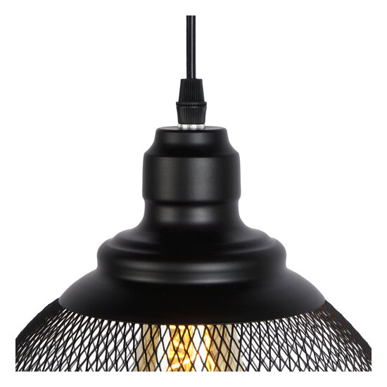 Messi medium hanglamp diameter 22 cm 1xE27 zwart