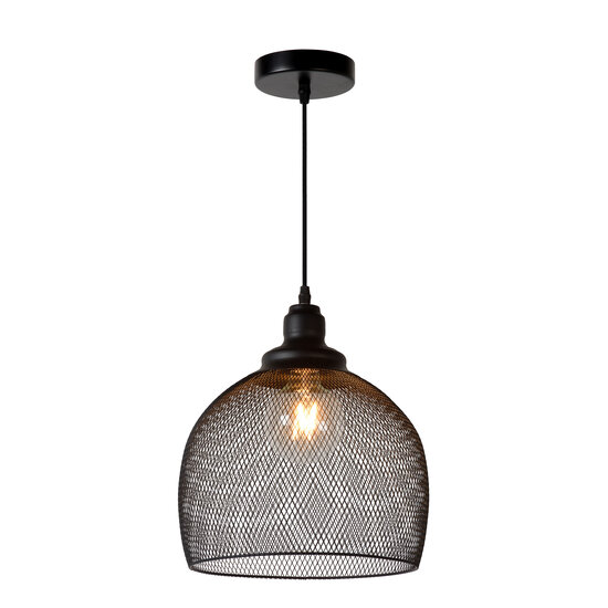 Messi maxi hanging lamp diameter 28 cm 1xE27 black