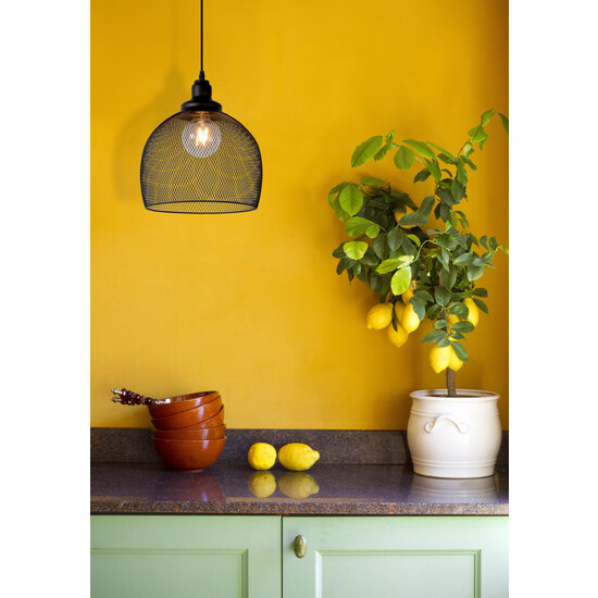 Messi Maxi Hängelampe Durchmesser 28 cm 1xE27 schwarz