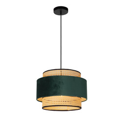 Davor large hanging lamp diameter 38 cm 1xE27 green