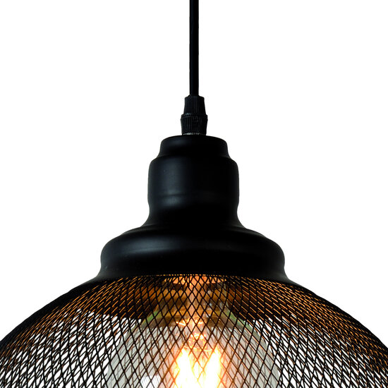 Messi maxi hanging lamp diameter 28 cm 1xE27 black