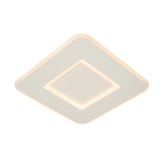 Alex witte plafondlamp LED dimbaar 1x24W 2700K 3 StepDim wit