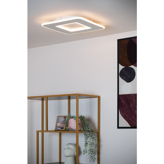 Alex witte plafondlamp LED dimbaar 1x24W 2700K 3 StepDim wit